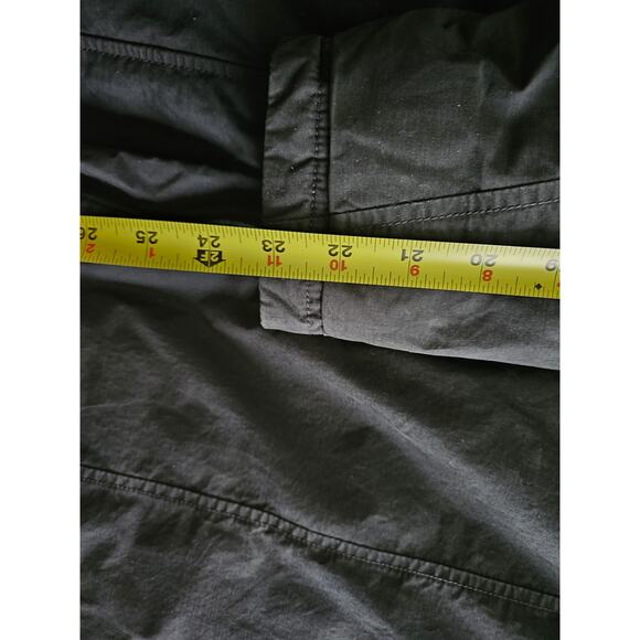 Woolrich Duck Down Quilted Puffer Parka Coat Women's Size M Coyote Fur Trim Long - Picture 15 of 16